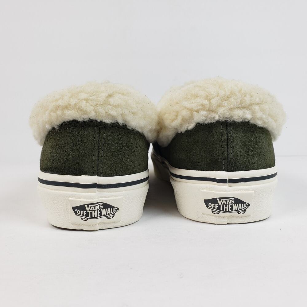 Vans Authentic Sherpa Cozy Hug Womens Sz 5.5 Grape Leaf Suede Low Sneaker Shoes - Picture 7 of 10